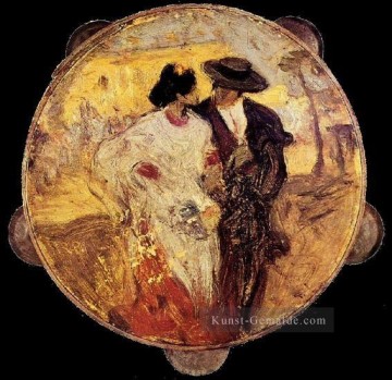 paar andalou 1899 kubistisch Ölgemälde